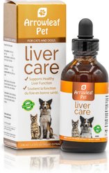 Arrowleaf Pet by NaturPet Inc. Liver Care Milk Thistle Detox Supplement for Cats & Dogs, 100-ml bottle