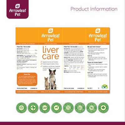 Show full view: Arrowleaf Pet by NaturPet Inc. Liver Care Milk Thistle Detox Liquid Liver Supplement for Cats & Dogs, 100-ml bottle slide 6 of 7