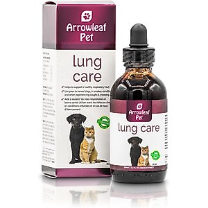 Arrowleaf Pet by NaturPet Inc. Lung Care Respiratory Health Liquid Supplement for Cats & Dogs, 100-ml bottle