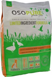 Artemis Osopure Duck & Garbanzo Bean Formula Grain-Free Dry Dog Food, 22-lb bag