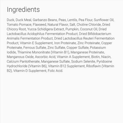 Show full view: Artemis Osopure Duck & Garbanzo Bean Formula Grain-Free Dry Dog Food, 22-lb bag slide 4 of 5