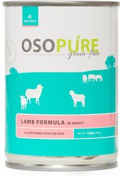 Artemis Osopure Grain-Free Lamb in Gravy Canned Dog Food, 12-oz, case of 12