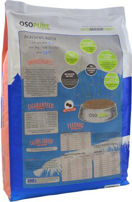 Show full view: Artemis Osopure Salmon & Garbanzo Bean Formula Grain-Free Dry Dog Food, 22-lb bag slide 3 of 6