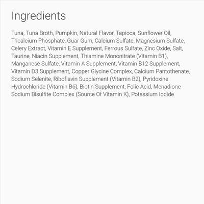 Show full view: Artemis Osopure Tuna & Pumpkin Recipe in Gravy Grain-Free Canned Cat Food, 3-oz, case of 24 slide 5 of 7