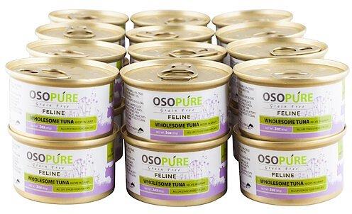 Show full view: Artemis Osopure Tuna Recipe in Gravy Grain-Free Canned Cat Food, 3-oz, case of 24 slide 4 of 6