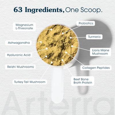 Show full view: Arterra The Daily Dog Supplement Multivitamin + Joint Support Powder Supplement for Senior Dogs, 120 Scoops slide 4 of 11