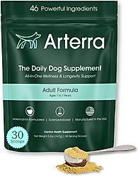 Arterra The Daily Dog Supplement Powder Multivitamin for Adult Dogs, 30 Scoops