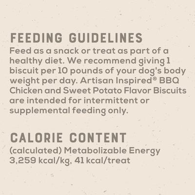 Show full view: Artisan Inspired BBQ Chicken & Sweet Potato Flavor Biscuits Dog Treats, 16-oz bag slide 10 of 11