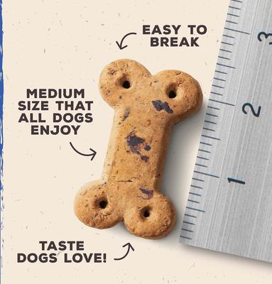 Show full view: Artisan Inspired Maple Bacon & Blueberry Flavor Biscuits Dog Treats, 16-oz bag slide 7 of 11