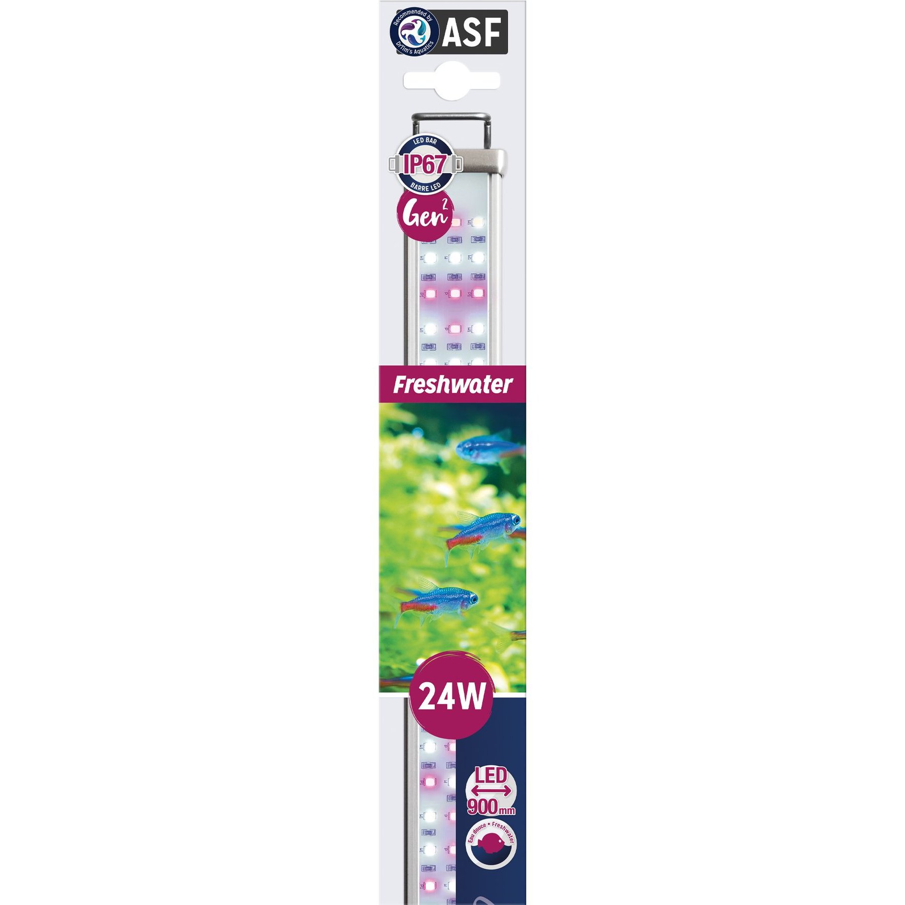 ASF Proten LED Freshwater Fish Aquarium Striplight, 26 Watt, 36-in