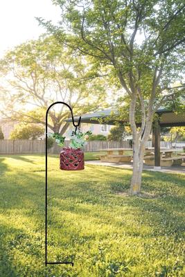 Show full view: Ashman 7.5-mm Shepherd Hook, Black, 48-in, 10 count slide 2 of 5