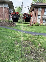 Ashman Adjustable Shepherd Hook with Twin Hook, 91-in, 2 count slide 2 of 5