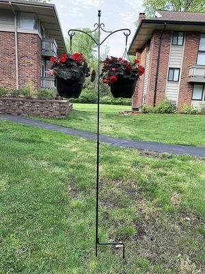 Show full view: Ashman Adjustable Shepherd Hook with Twin Hook, 91-in, 2 count slide 2 of 5