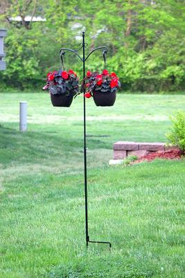 Show full view: Ashman Adjustable Shepherd Hook with Twin Hook, 91-in, 2 count slide 5 of 5