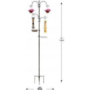 Ashman Deluxe Bird Feeding Station with 2 Bird Feeders