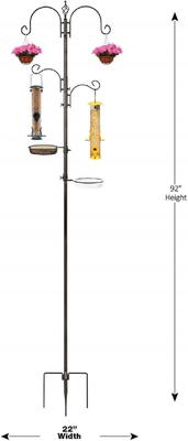 Show full view: Ashman Deluxe Bird Feeding Station with 2 Bird Feeders slide 3 of 6