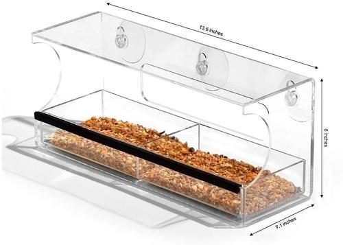 Show full view: Ashman Deluxe Window Bird Feeder slide 3 of 9