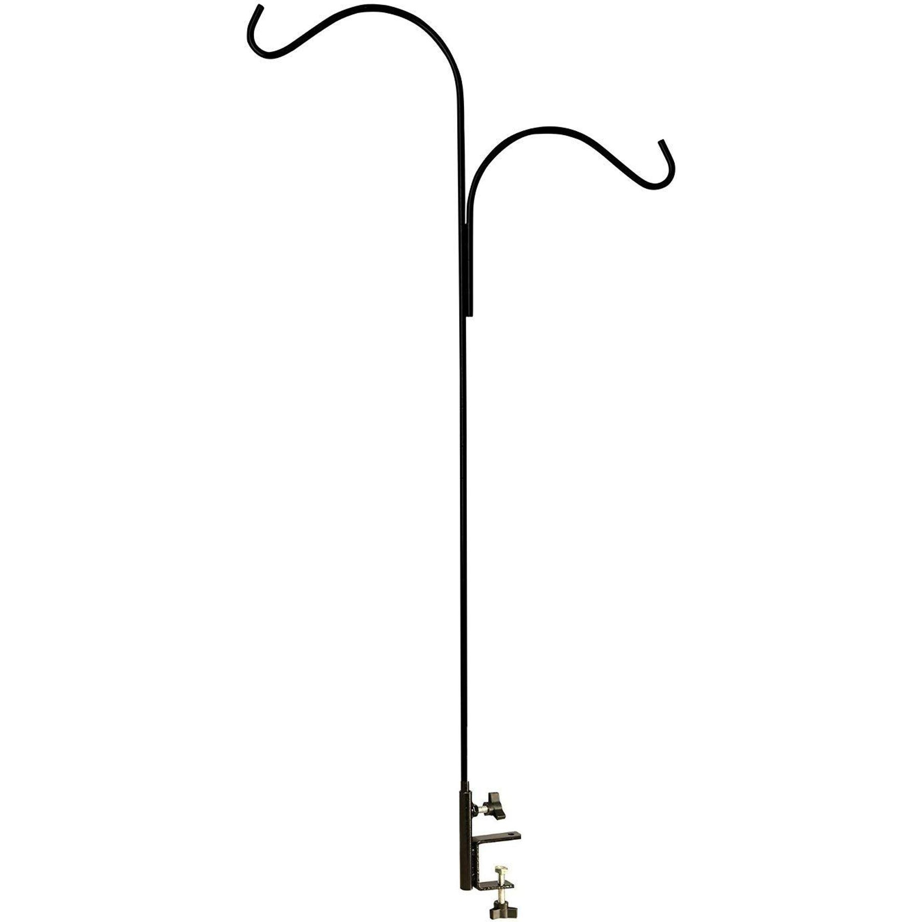 Ashman Double Span Deck Hook, Black, 46-in, 1 count
