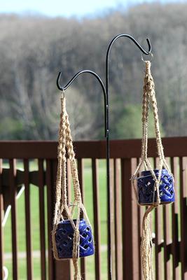 Show full view: Ashman Double Span Deck Hook, Black, 46-in, 1 count slide 2 of 5