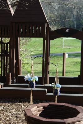 Show full view: Ashman Double Span Deck Hook, Black, 46-in, 2 count slide 4 of 5