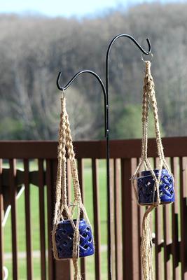 Show full view: Ashman Double Span Deck Hook, Black, 46-in, 2 count slide 2 of 5