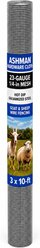 Ashman Hardware Cloth 23-Gauge 1/4-in Mesh Hot Dip Galvanized Steel Goat & Sheep Wire Fencing, 3 x 10-ft