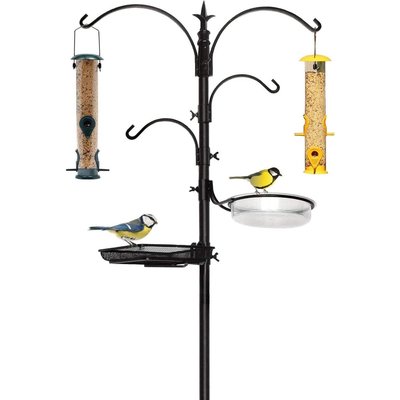 Ashman Ashman Premium Bird Feeding Station with 2 Bird Feeders