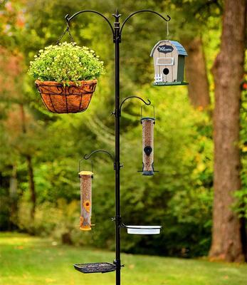 Show full view: Ashman Premium Bird Feeding Station with 2 Bird Feeders slide 5 of 6