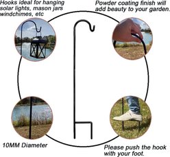 Ashman Shepherd Hook, 48-in, 2 count slide 2 of 5