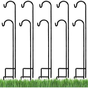 Ashman Shepherd Hook, Black, 35-in, 10 count