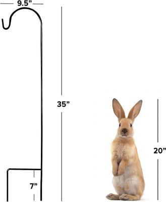 Show full view: Ashman Shepherd Hook, Black, 37-in, 6 count slide 3 of 5