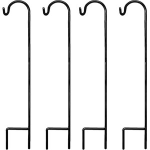 Ashman Shepherd Hook, Black, 4 count