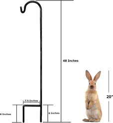 Ashman Shepherd Hook, Black, 48-in, 1 count slide 2 of 5