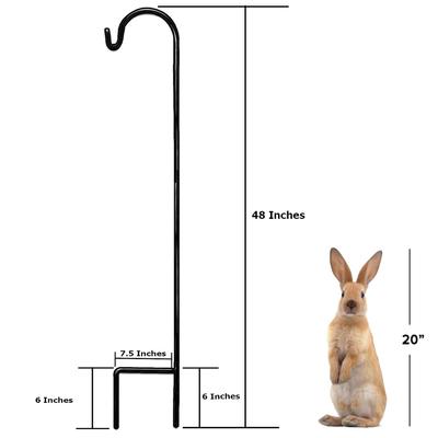 Show full view: Ashman Shepherd Hook, Black, 48-in, 1 count slide 4 of 5