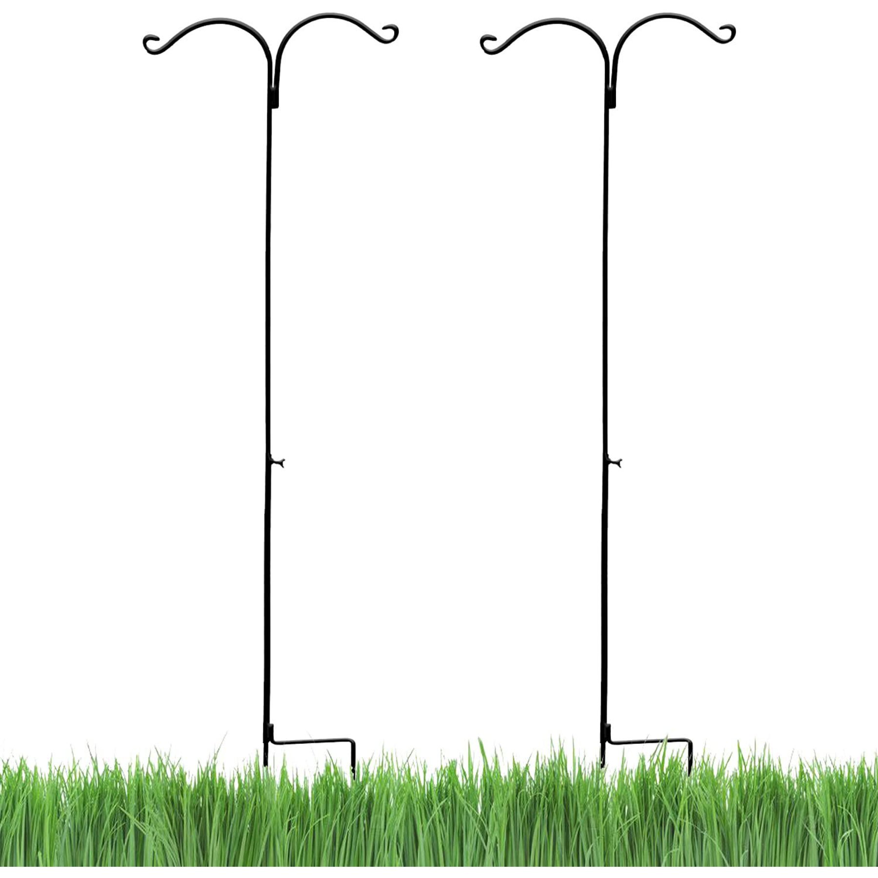 Ashman Two-Sided Shepherd Hook, 65-in, 2 count