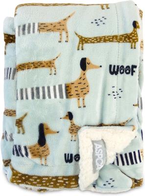 Show full view: ASPCA Breeds Pattern Embossed Dog & Cat Blanket slide 4 of 7