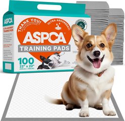 ASPCA Dog Training Pads, 22 x 22-in, 100 count, Mountain Fresh Scented