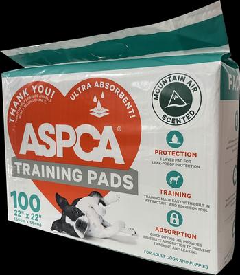 Show full view: ASPCA Dog Training Pads, 22 x 22-in, 100 count, Mountain Fresh Scented slide 3 of 6