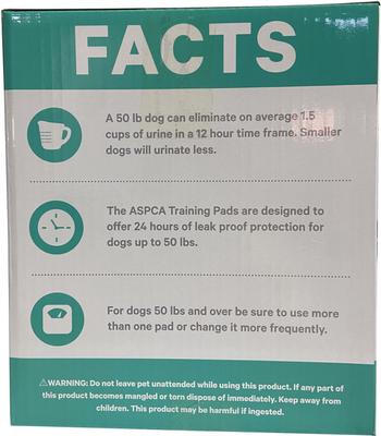 Show full view: ASPCA Dog Training Pads, 22 x 22-in, 200 count, Mountain Fresh Scented slide 4 of 4