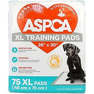 ASPCA Dog Training Pads, 26 x 30-in, Fresh Scented, 75 count