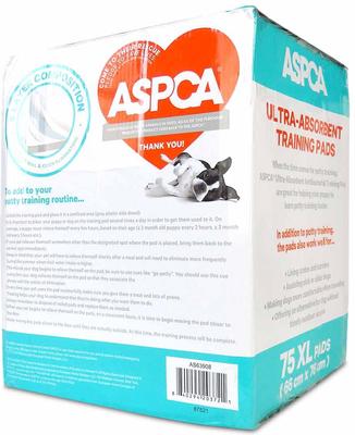 Show full view: ASPCA Dog Training Pads, 26 x 30-in, Fresh Scented, 75 count slide 4 of 5