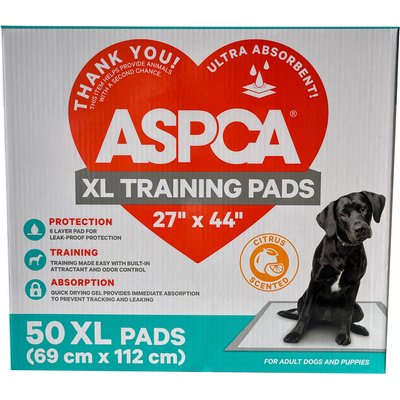 ASPCA ASPCA Dog Training Pads, 27 x 44-in, 50 count, Fresh Scented