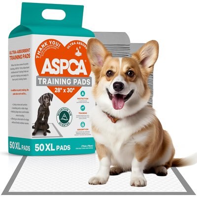 ASPCA ASPCA Dog Training Pads, 30 x 28-in, 50 count, Mountain Fresh Scented