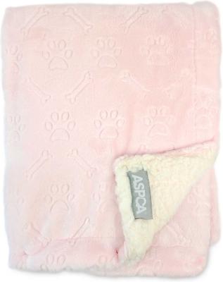 Show full view: ASPCA Embossed Dog & Cat Blanket, Pink slide 3 of 6