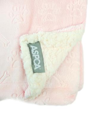 Show full view: ASPCA Embossed Dog & Cat Blanket, Pink slide 4 of 6