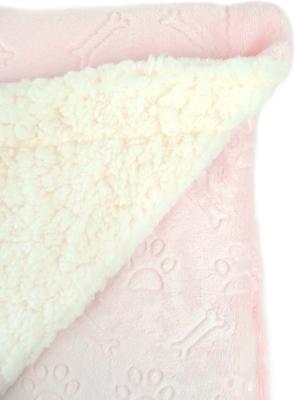 Show full view: ASPCA Embossed Dog & Cat Blanket, Pink slide 5 of 6