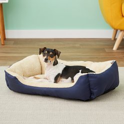 ASPCA Microtech Cuddler Dog Bed, Blue