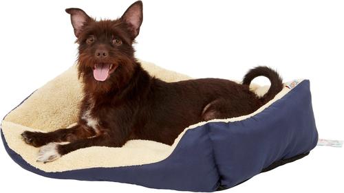 Show full view: ASPCA Microtech Cuddler Dog Bed, Blue slide 4 of 6