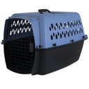 Aspen Pet Fashion Dog & Cat Kennel, Parisian Blue/Black, 26-in