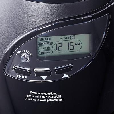 Show full view: Aspen Pet LeBistro Portion Control Programmable Dog & Cat Feeder, 18-cup slide 3 of 7